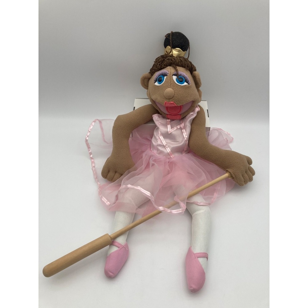 Melissa & Doug Tina Prima Ballerina Hand Puppet Pink Tutu 24 Inch #13895